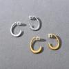 Серьги-гвоздики из посеребренной 18-каратным золотом меди «Холодный ветер», тип С, с инкрустацией цирконами, на серебряной основе S925, креативные, модные, простые