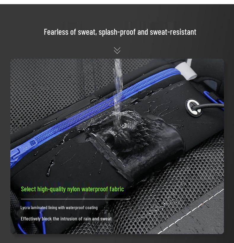 Многофункциональная поясная сумка для занятий спортом на открытом воздухе, с держателем для бутылки с водой