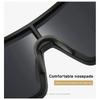 Unisex Oversized Wraparound Cycling Sunglasses UV Protection Sports Eyewear Outdoor Activities