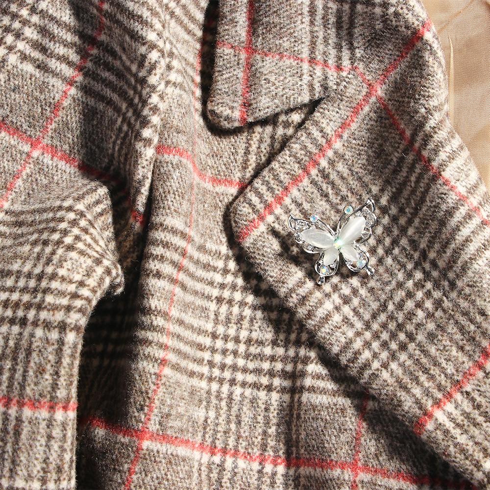 Accessories Crystal Wedding Gold/Silver Opal Stone Rhinestone Butterfly Brooch Pin Women Brooch Pin