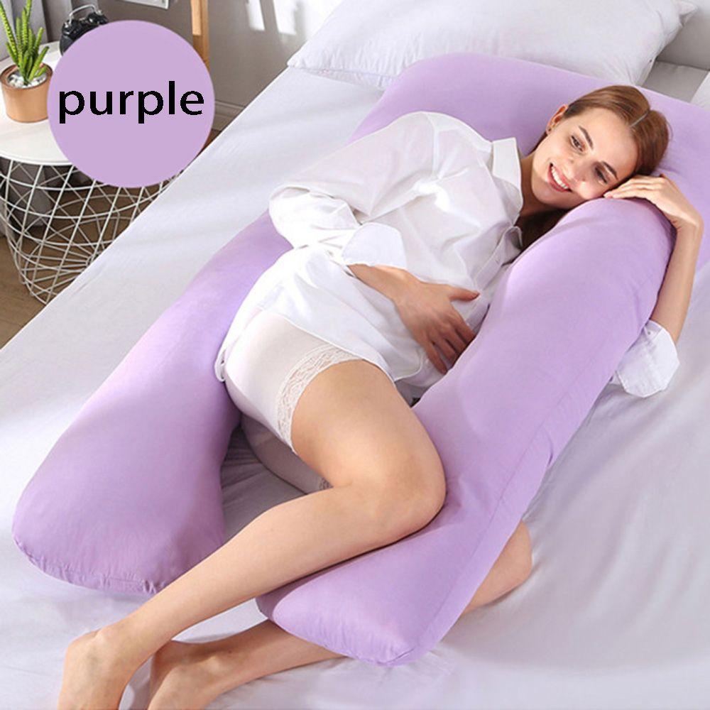 Cotton U-type Pregnant Sleeping Support U-Shape Pillows Pillow Cover Pillow Case