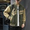 Trendy Brand Heavy Retro Suede Baseball Jersey Men'S Loose Large Size American Casual Bomber Jacket Jacket