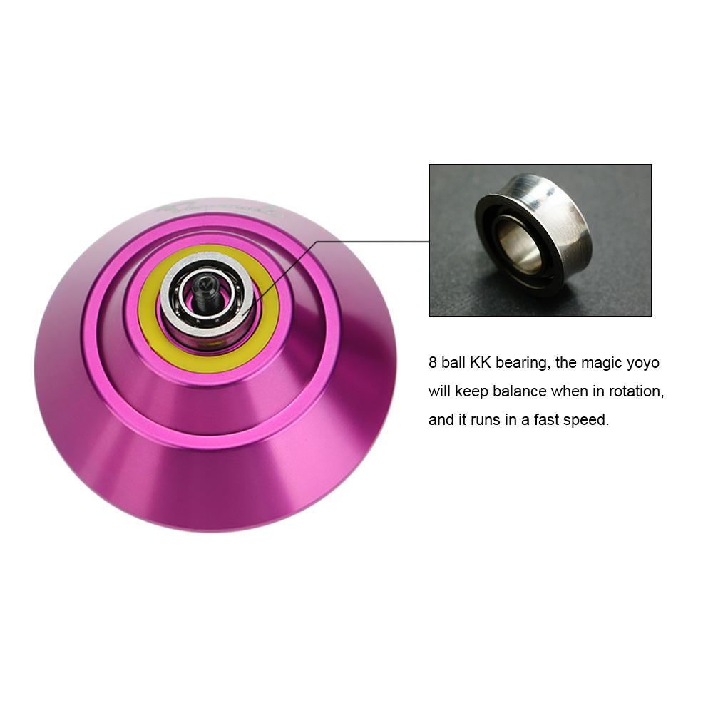 Профессиональный Magic Yoyo N5 Desperado алюминиевый сплав металлический Yoyo 8 шариковый подшипник KK с вращением