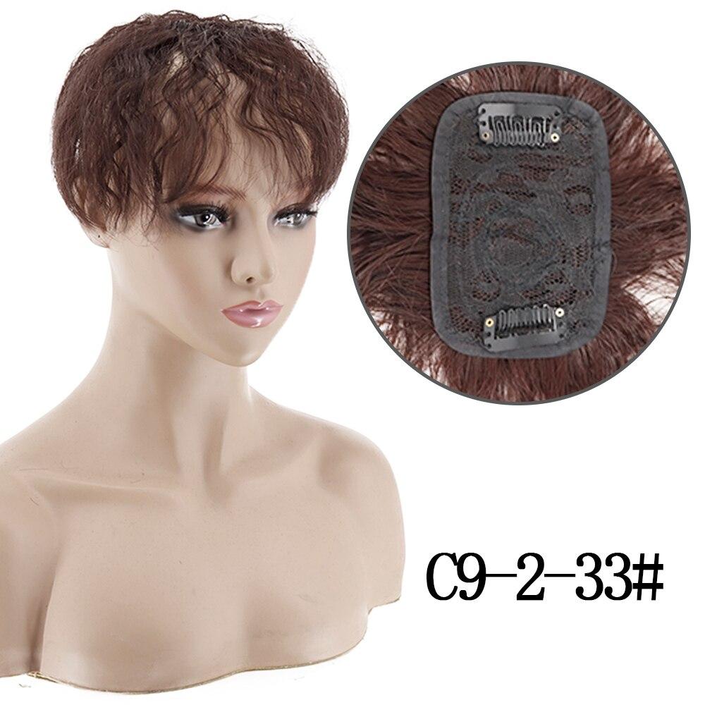 MERISIHAIR Женские 3D воздушные наращивания волос, искусственная бахрома, натуральный парик, клипса на шиньон, светло-коричневые, высокотемпературные парики, повседневная одежда