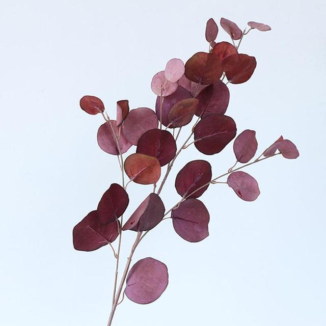 Искусственные сушеные цветы хлопка, ветка белого цветка для украшения свадебной вечеринки, искусственный цветок, домашний цветочный декор, листья эвкалипта 