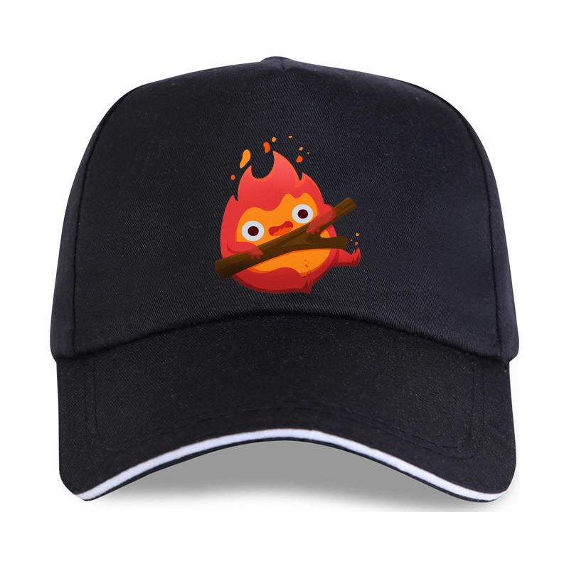 Новинка 2021 года, бейсболка Fire Demon, Calcifer Howl Moving Castle Studio Ghibli, унисекс, повседневные топы в стиле Харадзюку, майка