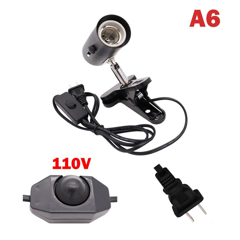 Комплект ламп для рептилий Uva + Uvb, керамический держатель для ламп с зажимом, черепаха, греющаяся в ультрафиолете, с УФ-нагревом