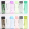 Creative Portable Cup Leak Proof Heat-resistant Plastic Sport Bottle Tea Coffee Cup Kitchen Tools Kids Water Bottle Transparent