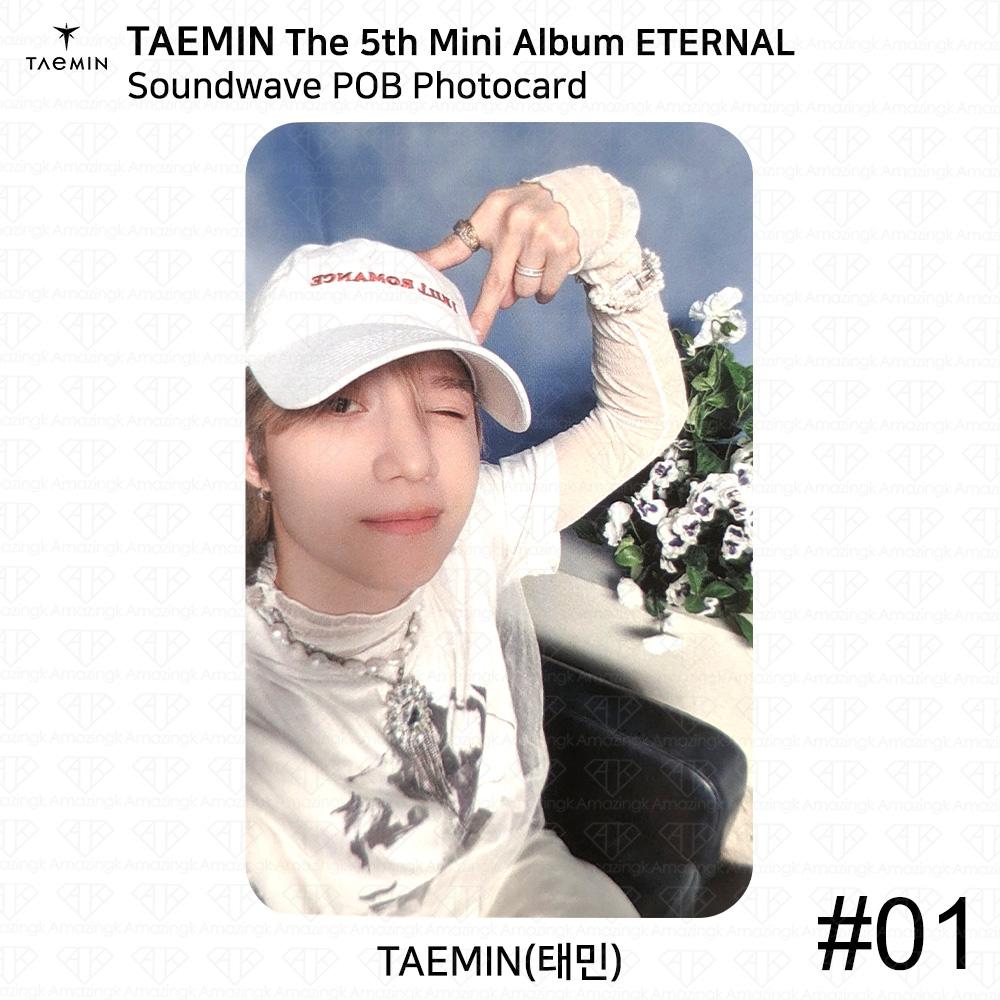 SHINee Taemin 5-й мини-альбом ETERNAL POB Фотокарточка SW KT4 Makestar Whosfan