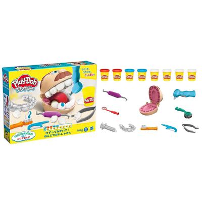 Hasbro Knead and Play Dorset 10 инструментов и 6 банок глины g clay для детей от 3 лет (ХАСБРО) Плей-До Полиш! Детские игрушки, (56.6 каждый),