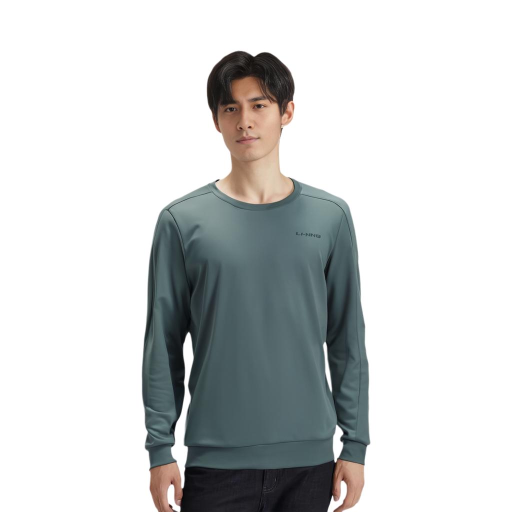 Свитшот мужской Li Ning Fitness Series Улитка Темно-синий AWDU869-2