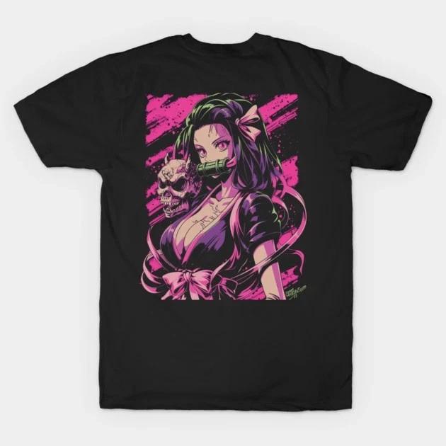 Anime Nezuko Kamado Waifu T Shirt Size S 4xl Gift For Friends V6