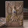 Phoenix Diamond Европейский ретро PU блокнот и дорожный дневник