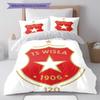 Wisla Krakow Pattern Bedding Home Decoration Birthday Gift ( 1 duvet cover + 2 pillowcase, without core),fan merchandise.