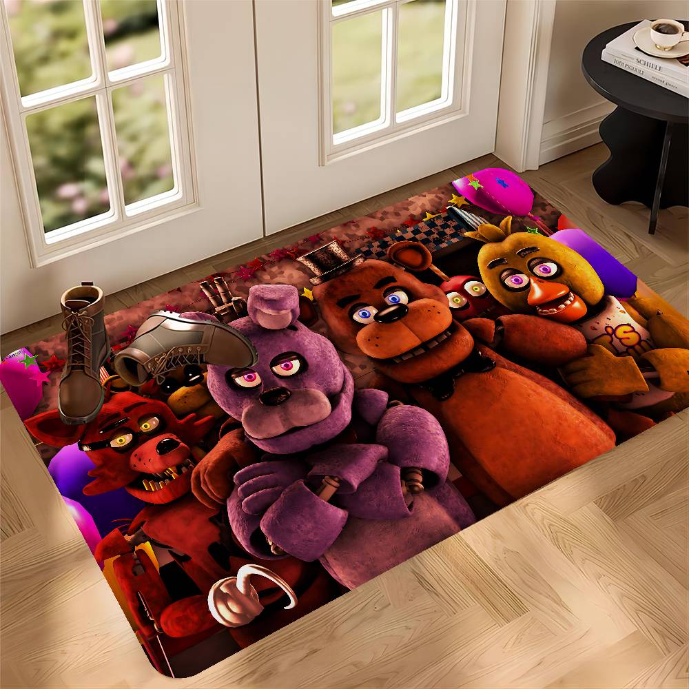 Fnaf Five-nights-At-Freddys Коврики для комнаты Моющиеся Нескользящие Коврик для гостиной Зоны дивана и кресел Кухня Alfombra