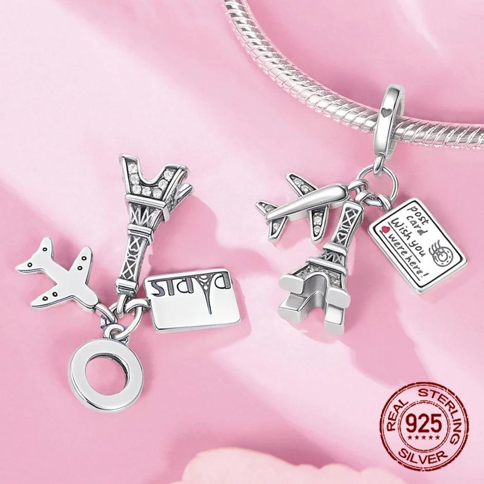 Copper Classic Purple Heart Shape Dragon Pegasus Butterfly Charms Beads Fit 3Mm Original Bracelet Diy Jewelry Gift