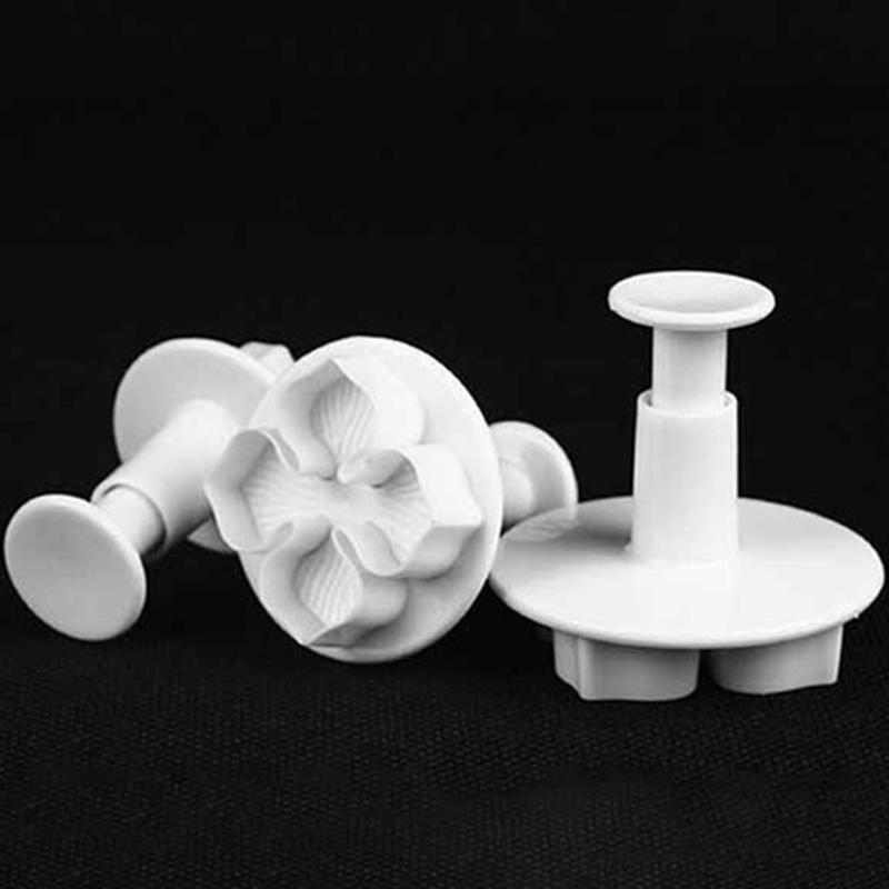 3 шт. Гортензия помадка украшение торта сахарный плунжер резак форма для цветов