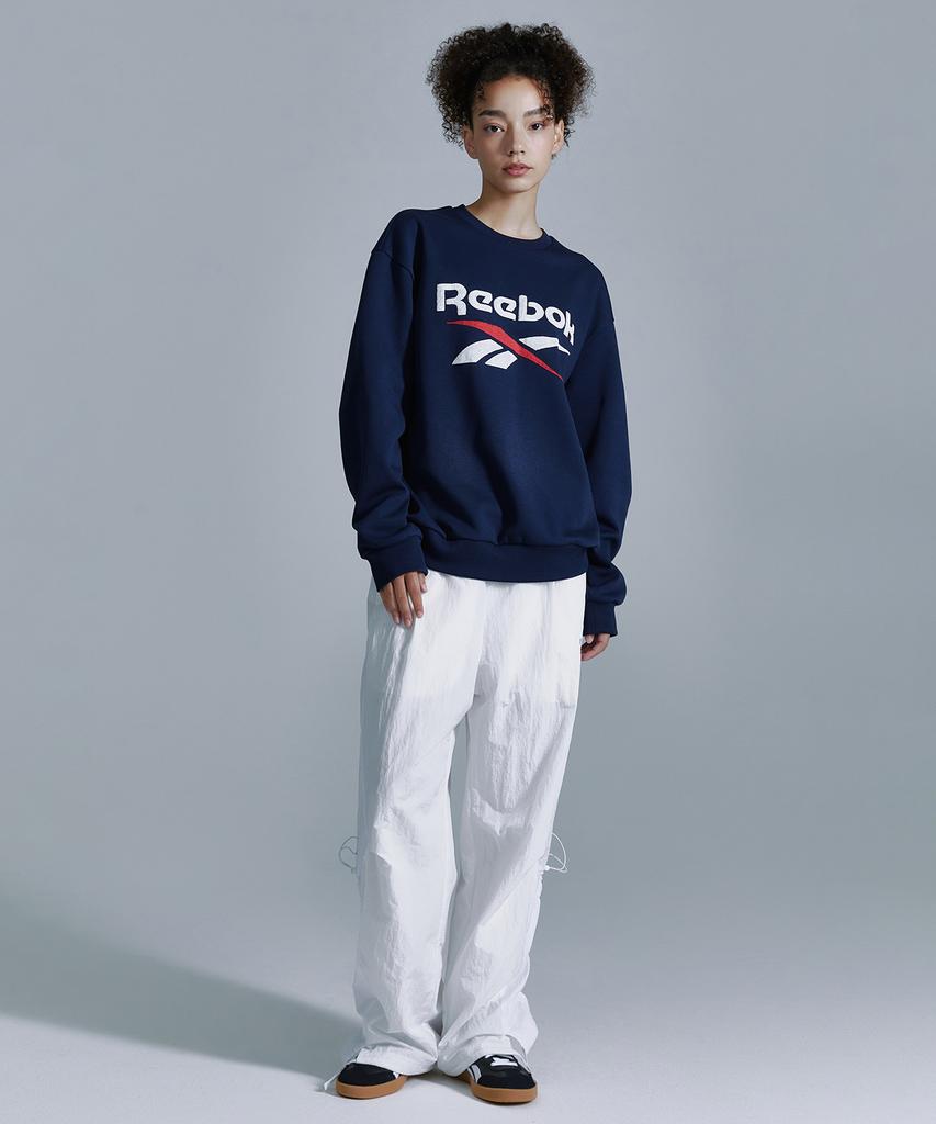 Reebok Широкие брюки Rival Ripstop - Белый