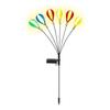 Solar Hot Air Balloon Swing Light IP65 Waterproof LED Firefly Ground Plug In Courtyard Garden Lamp Camping Lighting