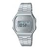 Casio A168WEM-7DF Цифровые Кварцевые Серебристые Нержавеющая Сталь Унисекс Часы
