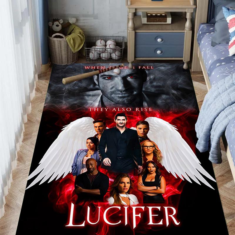Fiery Romance: Love Amidst Flames carpet floor mats printing Fashion Protective pad Dormitory decoration
