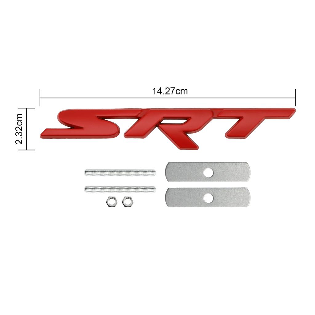 Красная наклейка на переднюю решетку SRT для Charger Challenger SRT