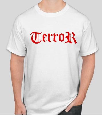 Футболка с надписью Terror Tee Музыкальная группа Рок Панк Хардкор Трэш музыка