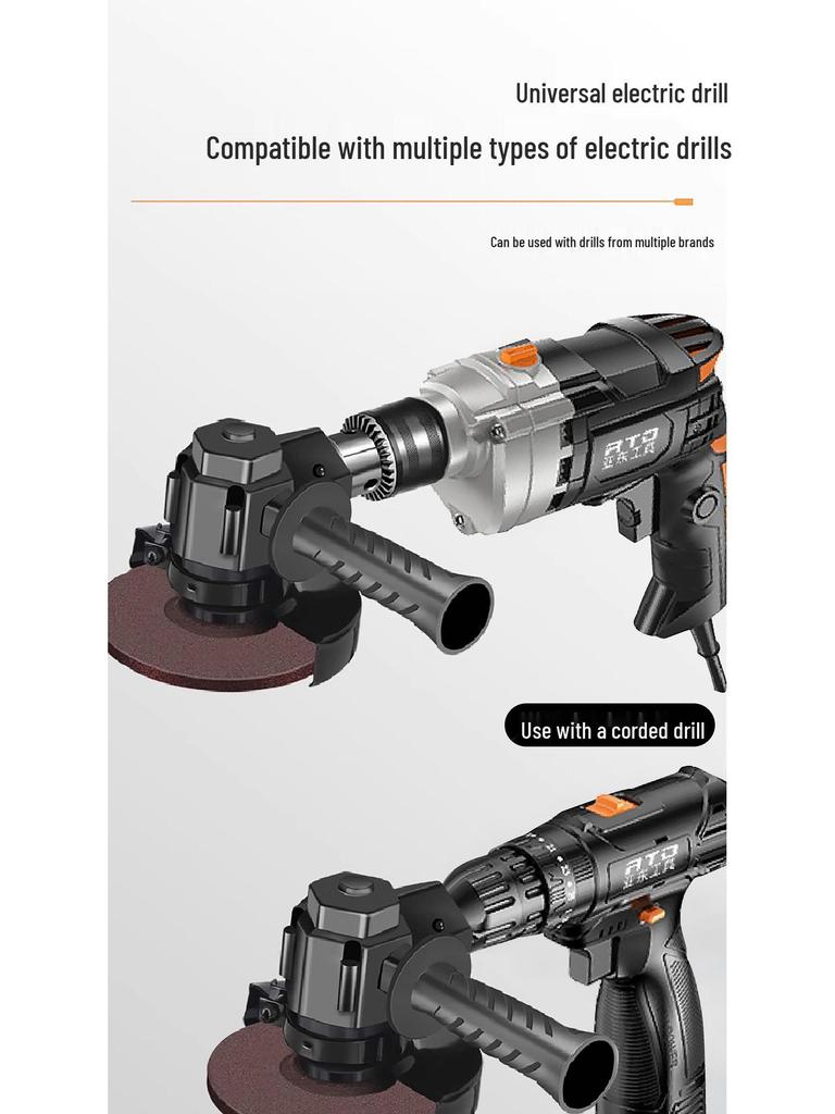 Переходник для дрели на УШМ - Конвертер для полировки для бытового использования