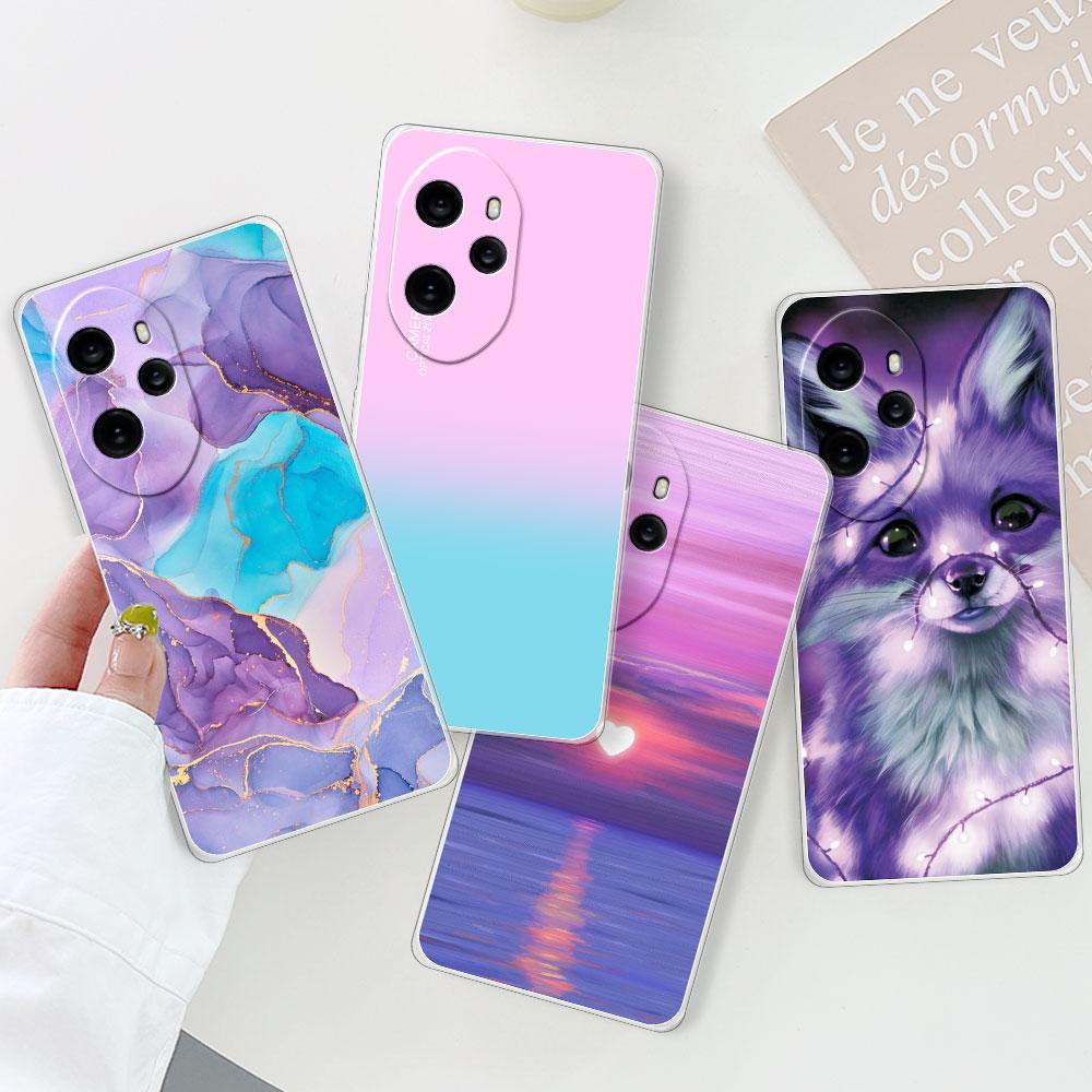 For Honor 100 Pro Case For Honor 100 Shockproof Cover Clear Soft Silicone Phone Case Fundas For Honor 100 Pro Coque Bumper Funda