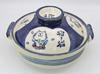 Керамическая посуда Saji Pottery Banko Ware, глиняный горшок 8 Lucky Cat, сделано в Японии, синий, 2400 мл Нет. 24-813