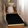 Aizza Trends Indian Handmade Braided Inner Black Natural Jute Area Rug- Jute Rug- Dining Room- Living Room