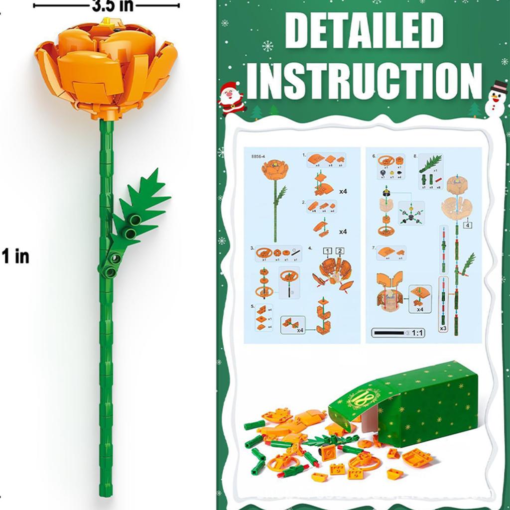 Flower Advent Calendar – Your Way To Christmas,Bouquet Building Christmas Box