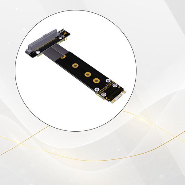 Черный адаптер U.2 на M.2 PCI-E 3.0 SFF-8639