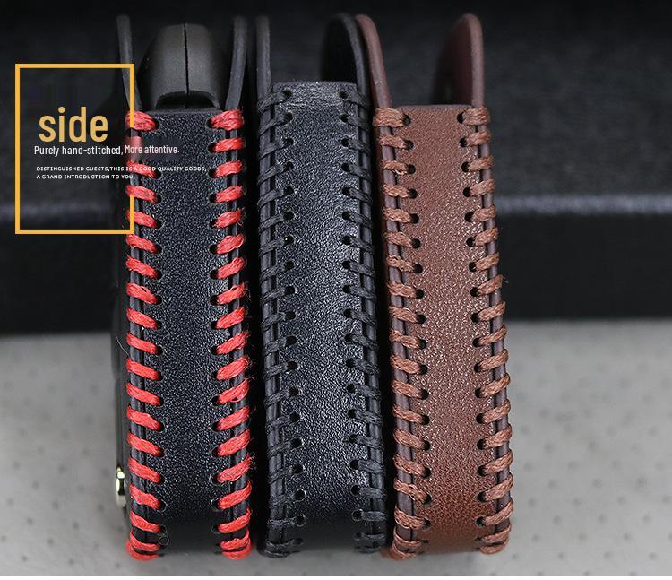 Roewe RX5/i6/eRX5 Smart Key Cover Genuine Leather Keychain