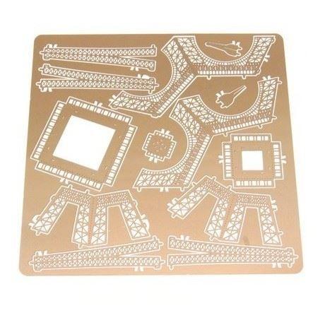 Maquette Métal 3D - Tour Eiffel - Gris - 1 pièce - À partir de 14 ans - Mixte