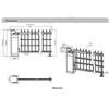 Hikvision Automatic Barrier Gate CN plug (adapter included)