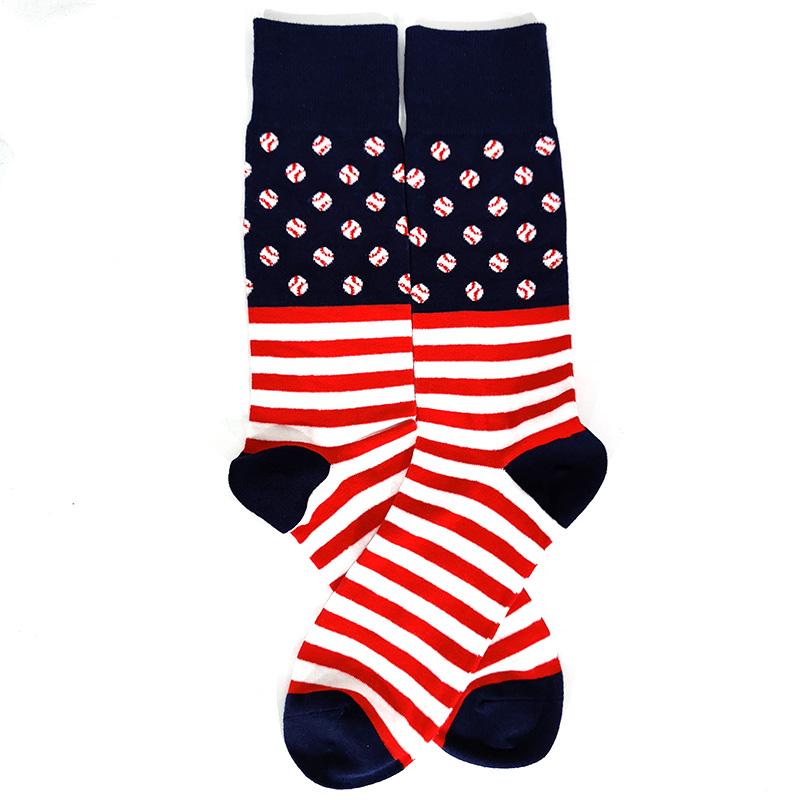 Новинка, веселые мужские носки с рисунком из хлопка, покер, корги, лягушка, сумасшедший бургер, пиранья, волк, авокадо, орел