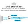 chenyang OCuLink PCIe 4i to Slimline SSD Data Active Cable 50cm for SSD eGPU Cards PCI-Express SFF-8611 SFF-8643
