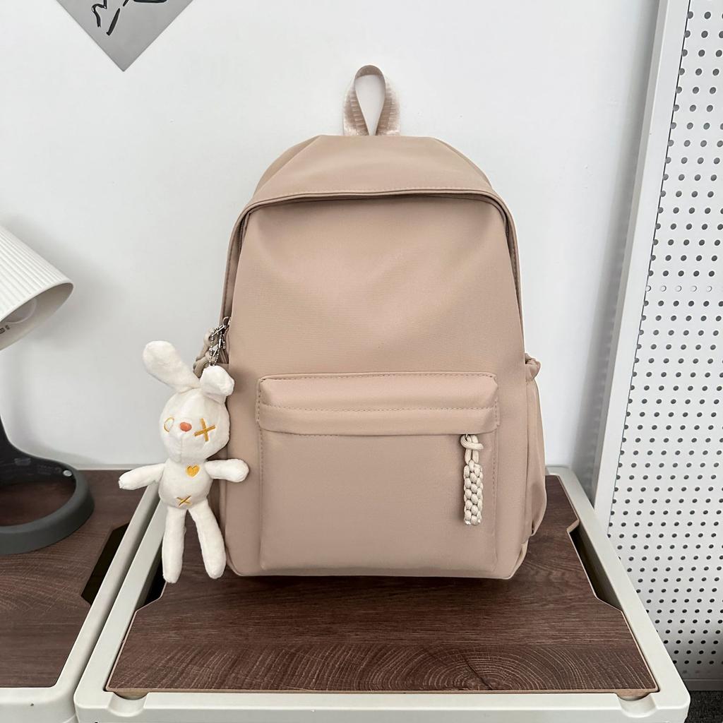 Fashion Shoulder Bag College Cute Simple Backpack Premium Sense Schoolbag Travel Bag Large Capacity