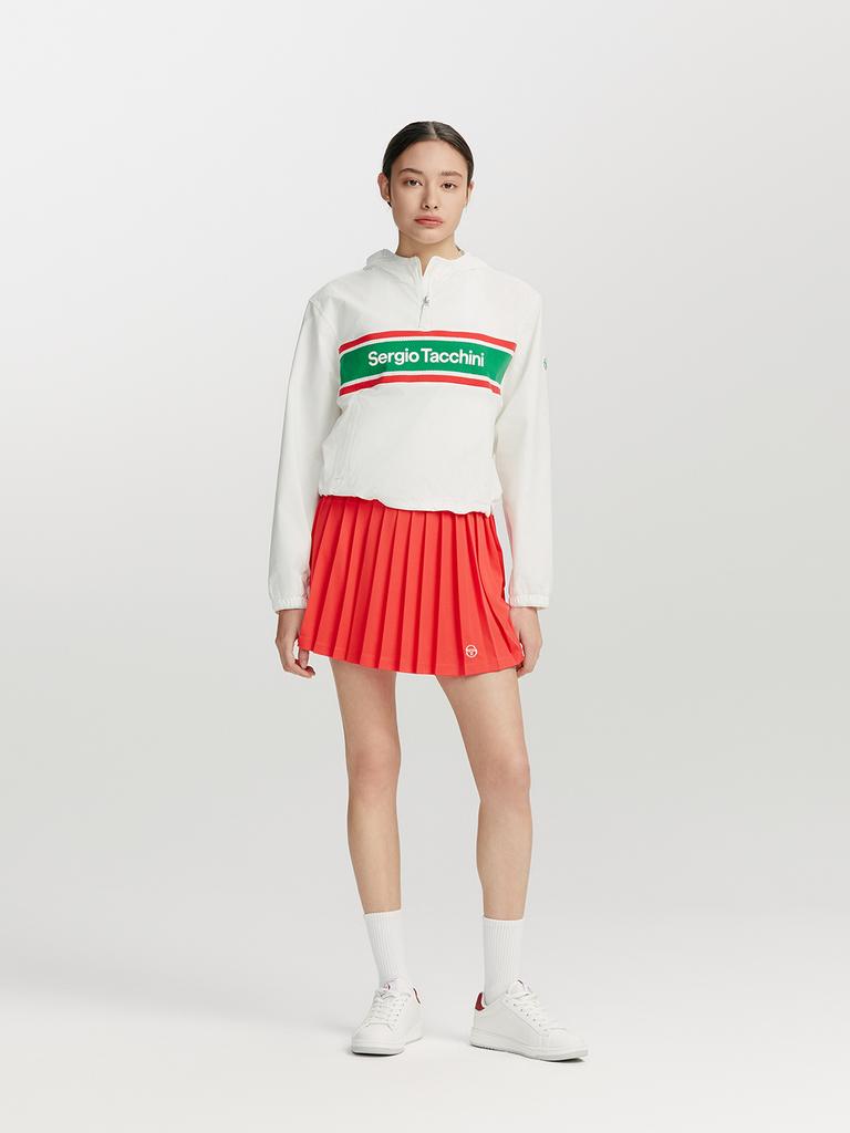 Плетеная анорак-куртка Sergio Tacchini W Flag (белый)