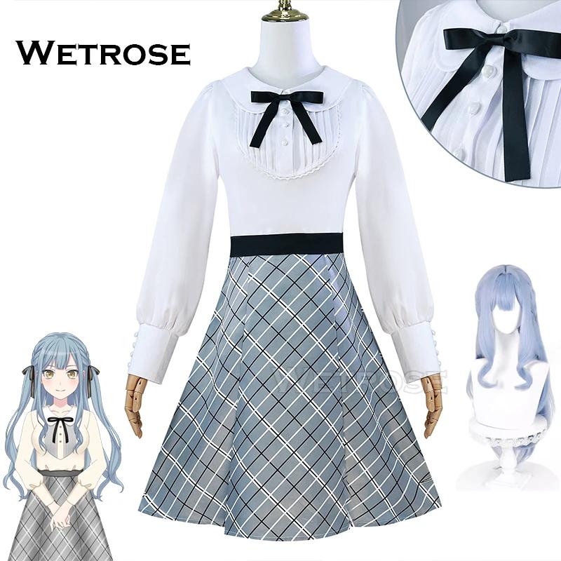Тогава Сакико Саки Косплей Костюм Mygo Bang Dream Ave Mujica Повседневная Одежда Платье Юбка Комплект Хэллоуин Рождество