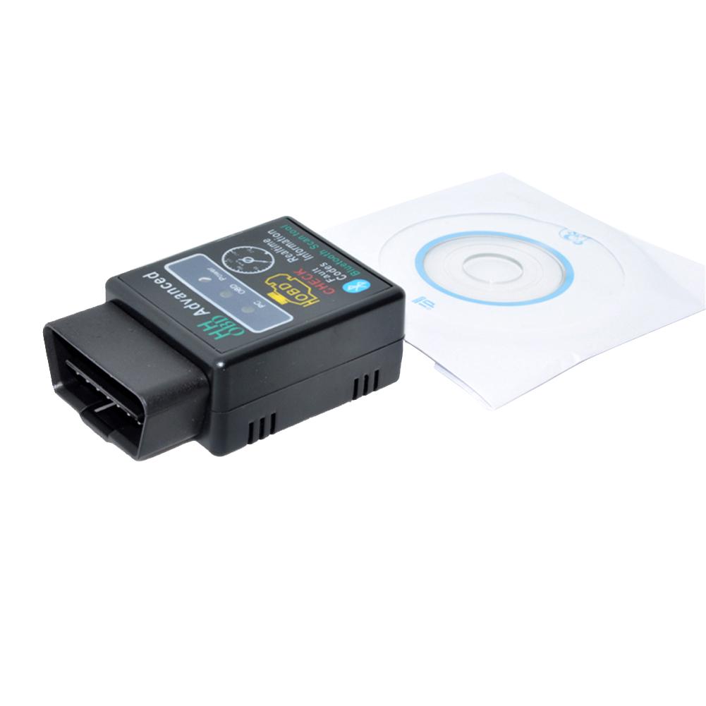 Mini ELM327 V2.1 Bluetooth HH OBD Advanced OBD2 ELM 327 Автомобильный диагностический сканер считыватель кодов сканирующий инструмент