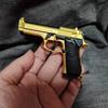 Alloy 1:3 Scale 92F Pistol Keychain Mini M9a3 Toy Gun Weapon Model Metal Keychain For Adult Kids Christmas Gift