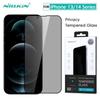 For iPhone 14 13 Pro Glass NILLKIN Guardian Full Coverage Privacy Tempered Glass Screen Protector Film for iPhone 13 Pro Max Mini Plus