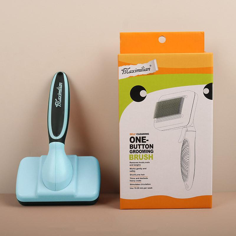 Pet comb dog cat hair removal needle comb cat hair dog hair cleaning artifact pet self-cleaning fading comb