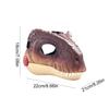 Funny Dinosaur Mask with Dinosaur Scream Movable Mouth Dino Mask Lifelike Dinosaur Mask Headwear for Halloween Carnival Party