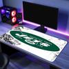 Коврик для мыши с логотипом New York Jets - Нескользящая резиновая основа, Гладкая поверхность для работы, игр, офиса и дома, Настольный коврик для мыши
