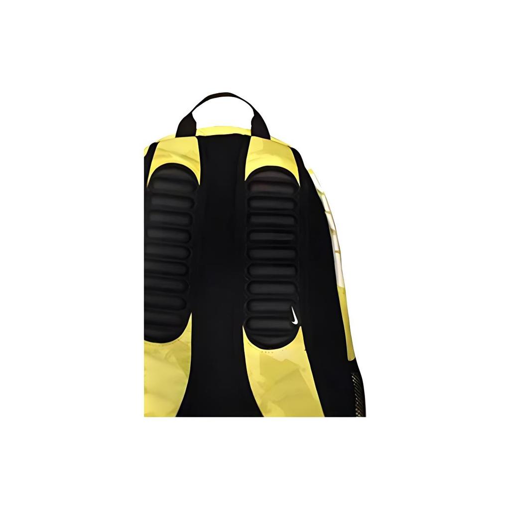 Nike Color Block Camouflage Print Large Capacity Polyester Backpack Unisex Backpack Yellow Black BZ9696-771
