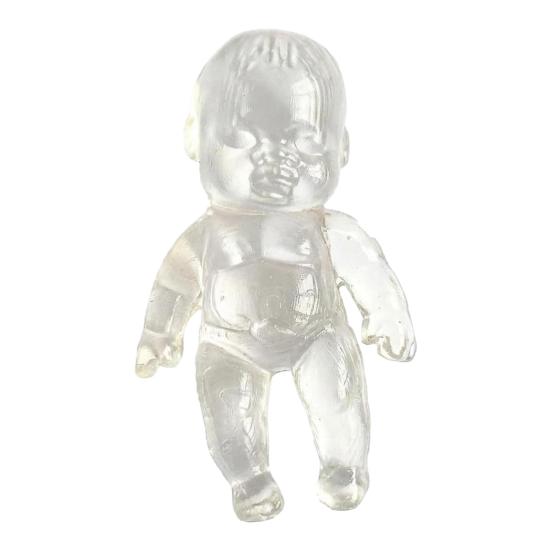 Transparent Babies Stress Relief Toy Slow Rising Anxiety Relieving Mini Baby Squeeze Toy Soft Stretchy Relaxation Stress Ball Fidget Toy