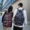 Graffiti Print Men's Backpack Student Schoolbag Women's Computer Bag Large Capacity Travel Backpack